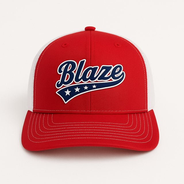 Richardson 112 Snap Back Hat - Blaze with Stars