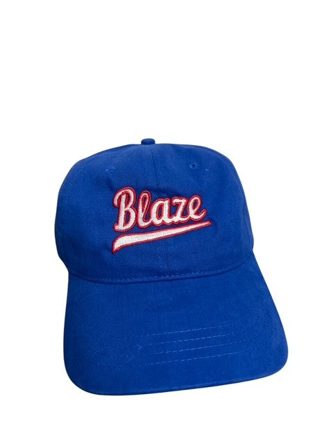 Relaxed Adjustable Cotton Hat - Blaze Lettering