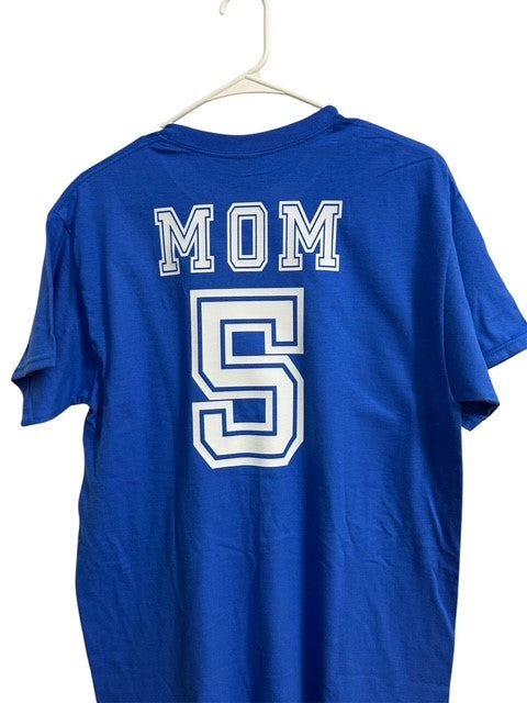 Blaze Tshirt with MOM and Players number on Back