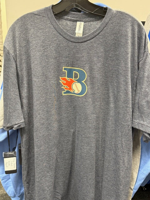 Blue Heather T-Shirt with Blaze B