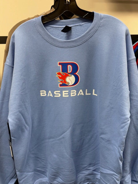 Crewneck sweatshirt with Blaze Baseball Logo