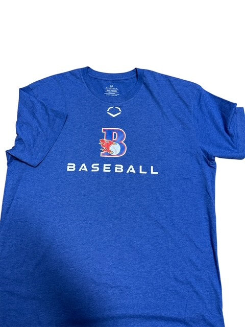 Mens Evoshield Tshirt -  with Blaze Baseball Logo