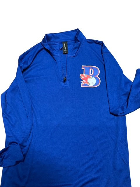 Youth All Pro Half Zip Pullover Long sleeve